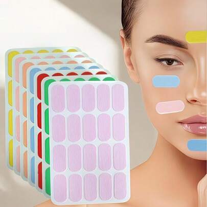 100pcs Face Lifting Mask Patches, Designed For Forehead And Chin, Provide Gentle And Breathable Experience, Tighten Skin And Enhance Skincare Effects