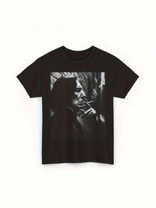 Fashion,AllMatchFashion,AllMatch Men's Snape Pipe Wizard T-Shirt-Soft And Comfortable Round-Neck Casual Shirt, Featuring The Iconic Smoking Pose And Cigarette DesignClassic Design, Suitable For All SeasonsCollector's Grade T-Shirt, Suitable For Daily Wear And Themed EventsComfortable Fabric, Shipped From Local WarehouseChristmas Gifts For MenMen's Shirt ClothingChristmas-Themed PajamasFunny Prank Gift, Summeroutfitsforwomen,Tops,Summertops,Shirts,Summerclothes,Vacationoutfitswomen,DailyWear,SimpleClassic,AllSeasonStyle,Summeroutfitsforwomen,Tops,Summertops,Shirts,Summerclothes,Vacationoutfitswomen,DailyWear,SimpleClassic,AllSeasonStyle - màu đen - Xem 6