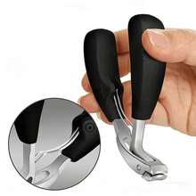 Stainless Steel Slanted Tip Nail Clippers Set, Anti-Splash Thick Nail Trimmer Manicure Scissors - Multicolor - View 4