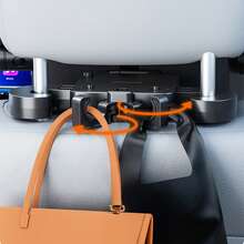 符合人体工学的零重力汽车颈枕，慢回弹记忆棉汽车座椅睡眠枕，多功能挂钩颈椎枕，汽车座椅侧卧睡眠枕；长途驾驶/公路旅行必备，适用于轿车、SUV、MPV、卡车、皮卡 - 彩色 - 查看 11