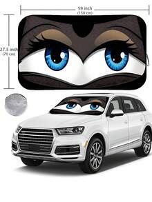1pc Foldable Car Windshield Sun Shade, Provides Ultimate UV Protection For Car Interior, Fits For Cars, SUVs, Trucks, Automotive Accessories - Interesting Car Sunshades - View 15