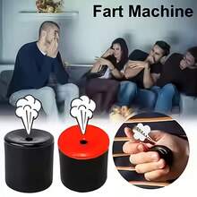 1pc Black Fake Fart Sound Maker - Made Of Durable Synthetic Rubber, Suitable For Parties And Pranking Friends - Multicolor - View 9