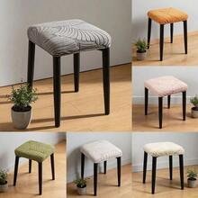 1 buc pătrat scaun husă elastică scaun husă utilă masă scaun husă stretch scaun de luat masa protecție uz casnic articol moale scaun husă - Multicolor - Vizualizare 12