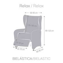 Kiva Universal And Versatile 1-Seater Relax Armchair Cover, Various Colors Available – Easy-To-Fit Protective Armchair Cover For Backrest, Seat And Arms - Rosa Thor - View 6