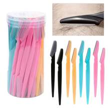 5/24/36件套眉毛修剪器，面部剃毛器，便携式眉毛及毛发去除器，眉毛修整器，女士化妆工具 - 多色 - 查看 1