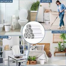100pcs (5 Rolls) Thick Drawstring Trash Bags - Leak-Proof Kitchen, Bathroom, Home & Office Use, Durable Disposable Garbage Bin Liners - A - View 4
