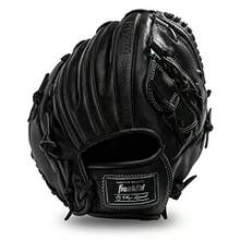 Franklin Sports CTZ5000 - Guante de béisbol para Hombre Adulto y Joven Guantes de béisbol de Piel Vacuno Negro - Negro cromado - Ver 8