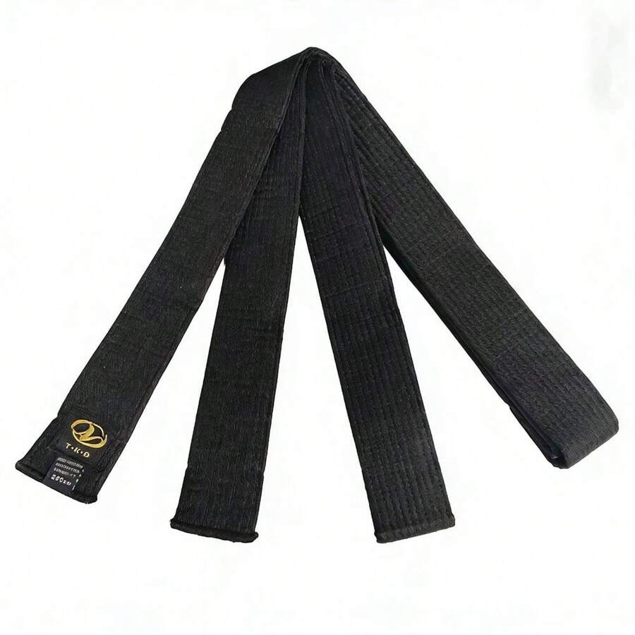 5cm Wide Black Belt, High Quality Taekwondo Black Belt For Instructor - Black - View 1
