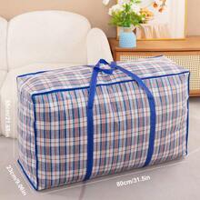 1 pièce Grand sac de rangement imperméable portable, peut être utilisé comme sac de rangement pour couette, sac de rangement pour vêtements, sac d'emballage pour déménagement, grand sac de rangement imperméable en tissu, fermeture éclair - Sac de rangement multifonction durable, convient pour le déménagement, la chambre, les voyages et le rangement des outils - Plusieurs couleurs disponibles, sac de rangement, boîte de rangement - Multicolore - Voir 15