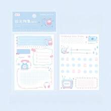 40pcs Baking Story & Sweet Life Notepad, Non-Sticky Tearable Memo Paper, Kawaii Scrapbooking Material Paper For Journaling, DIY Craft & Message Notes - one-size - View 7