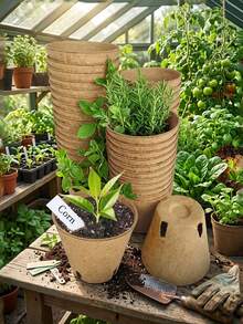 Bộ dụng cụ gieo hạt bằng than bùn 3,15 inch, khay ươm cây con kèm 30 nhãn cây, khay ươm hạt có lỗ thoát nước, bộ dụng cụ gieo hạt ngoài trời. - Nhiều màu - Xem 3