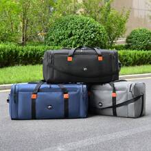 2026新款大容量旅行包，男士手提行李包，跨境重型尼龙单肩包，搬家超大健身包，飞机认可旅行包 - 彩色 - 查看 9