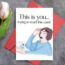 1pc Funny Birthday Card, Suitable As A Special Birthday Gift For Mom, Unique Mother's Day Gift For Female Friends And Sisters (Random Color Envelope Included) - Funny Birthday Cards - View 4