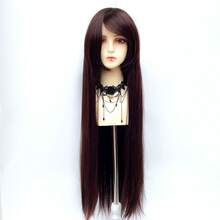 100cm Long Straight Wig With Bangs Ombre Colored Synthetic Wigs For Women, Heat Resistant Anime Cosplay Wigs For Halloween, Christmas - Nhiều màu - Xem 30