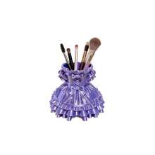 1pc 3D Princess Dress Shaped Cute Desktop Storage Box, Pen Holder, Cosmetic & Decor Display - Multicolor - View 10