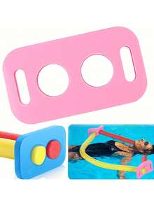 1pc EVA Foam Swimming Float Board, Floating Connector, Lightweight & Durable, Perforated Foam Accessory For Swimming Pool, Colorful Connector For Floating Rod, Suitable For Beginner Swimmers At Summer Beach Parties And Outdoor Activities - Multicolor - View 7