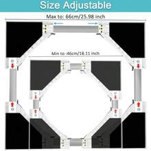 Stacking Kit For Washing Machines Washer Tumble Dryer Shelf Stacker Kit - Black - View 3