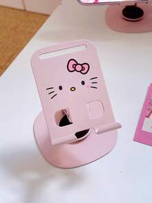 SANRIO Hello Kitty 粉色创意桌面手机/平板电脑支架，360°旋转可调节，平板电脑和手机桌面支架，适用于流媒体播放 - 彩色 - 查看 6