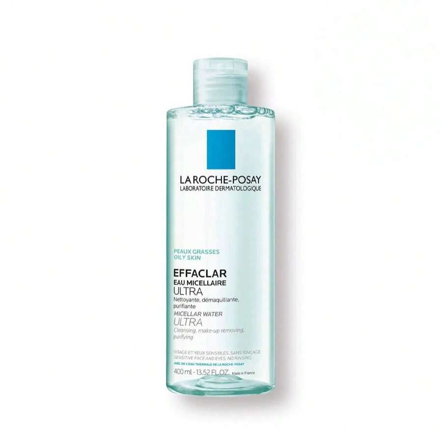 La Roche Posay Effaclar Agua Micelar Ultra 400ml Desmaquillante Piel Grasa Limpieza Profunda Control Sebo Zinc PCA Glicerina Sin Enjuague Uso Diario - Limpieza profunda - Ver 1