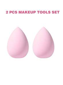 51PCS Makeup Tools Set Including:25PCS Makeup Brush Set+5PCS Makeup Sponges+5PCS Mini Makeup Sponges+5PCS Triangle Powder Puffs+5PCS Mini Air Cushion Powder Puffs+1pc Hairband+2PCS Hand Bowl Strap+1pc Makeup Brush Cleaning Tools+2PCS Facial Cleansing Sponges - Pink - View 12