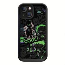Funda para teléfono: Carcasa negra Gao Zhu con patrón creativo, compatible coniphone 11/11 pro/11 pro max/12/12 pro/12 pro max/13/13 pro/13 pro max/14/14 pro/14 pro max/15/15 pro/15 pro max/16/16 pro/16 pro max/17/17 pro/17 pro max - Estilo (1 pieza) - Ver 6