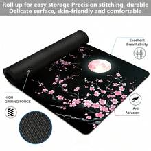 1 個可愛粉色梅花電競滑鼠墊與鍵盤墊，採用月光設計，適合 PC 電腦。這款筆記型電腦保護桌墊具有耐用防滑底座與高解析度印刷。 - 鼠標墊 - 查看 5