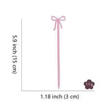 Sản phẩm mới: Que khuấy cocktail bằng acrylic có nơ, đồ dùng cho quán bar, tiệc tùng, đồ dùng cần thiết cho các dịp lễ hội. - Nhiều màu - Xem 2