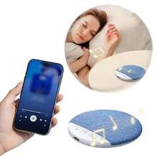 1个迷你蓝牙床头睡眠音效音箱，无线睡眠音乐播放器，9D立体声白噪音机，带自动关机定时器的MP3播放器，适用于手机/TF卡设备 - 查看 4