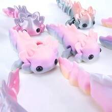 19 Colors Cute Axolotl Desktop Decor - Adorable Small Sculpture Companion Suitable For Room And Office Desk Decoration, Mini Figurine For Home, Holiday Decor, Cool Toy Fit For Children Over 3 Years Old, Perfect Gift For Animal Lovers And Kids Birthday - Multicolor - View 9