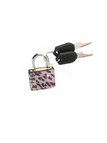 Mini Sparkling Crystal Key Lock - Metal Small Lock With 2 Keys, No Assembly Required, Luggage Lock With Keys, Small Locker Lock, Metal Key Lock For Luggage, Gym Lockers, Bags, School, Gifts, Etc. - Multicolor - View 8