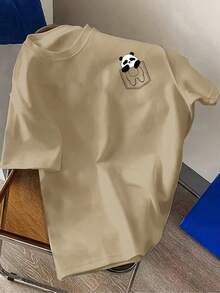 SummerMen's Casual Sports T-Shirt A861Loose And Comfortablesummer Tops - 桃 - 查看 6