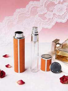 1pc Mini Refillable Travel Perfume Spray Bottle Set, Portable Small Liquid Decanting Atomizer, Convenient For Carrying Perfume On The Go, Travel Essential, School Supplies, Holiday Camping Necessity, Vacation Accessory, For Women And Men, Beach, Cosmetic Storage Cabinet, Spray Oil - Multicolor - View 3