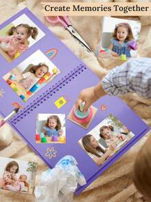 Scrapbook Album, Ideal For Your DIY Scrapbooking, Album, Wedding And Anniversary, Family Photo Album, Graduation Album, Holiday Memory Album - Multiple Colors - View 7