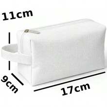 Kit 5 Plain Toiletry Bags Without Print To Personalize Gift - Baby Pink - View 5