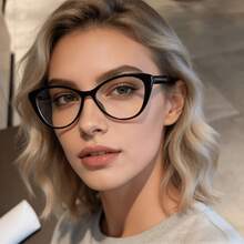 1pc Women's Summer Fashion Transparent Frame Fashion Glasses, Suitable For Beach Vacation, Outing And Party, Essential Beach Accessory - One Size Fits All - View 1