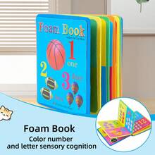 Conjunto de Atividade Cognitiva EVA, Inclui Letras de A a Z e Números, Padrão de Vegetais para Expandir o Vocabulário, Materiais de Aprendizagem, Adequado como Presente de Páscoa ou Dia das Mães - Multicolorido - Visão 15