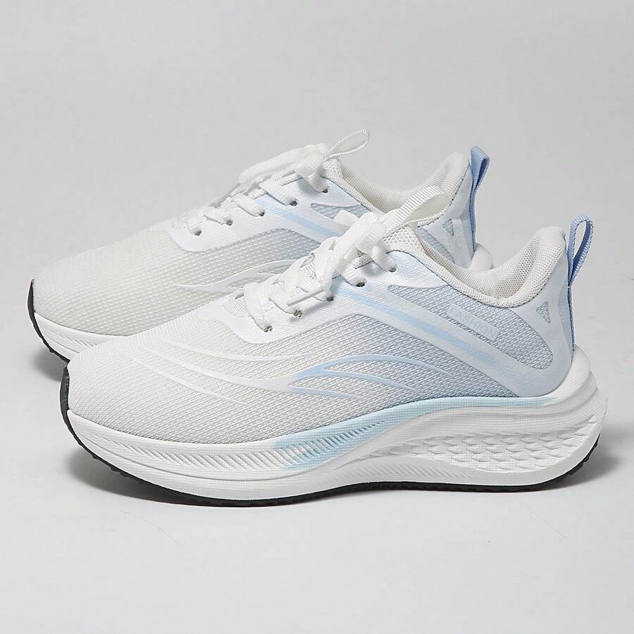 Teniși casual pentru femei la modă, design special al talpei, pantofi de mers eleganți și respirabili, suport confortabil, potriviți pentru purtare zilnică și fitness, pantofi sport, pantofi casual, stil elegant din plasă - Albastru - Vizualizare 1