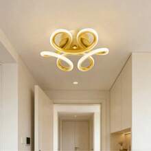 Modern LED Ceiling Light / Chandelier For Hallway, Living Room, Bedroom And Kitchen - Gold - View 3