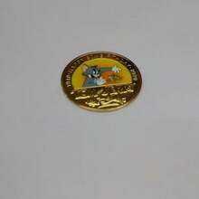 Warner Bros 1pc Metal Coin, Card Round Game Collection Item, Cartoon Toy, Cartoon Badge, Cute Anime Souvenir Gift (Random Style) - Multicolor - View 9