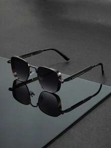 1pc Vintage Steampunk Style Fashionable Eyeglasses, Stylish Unisex For All Seasons - Multicolor - View 8