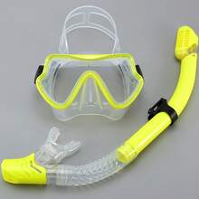 1 Set Panoramic Wide-Angle Adjustable Dry Snorkel Mask, Tempered Glass Anti-Leak Adult Snorkeling Diving Swimming Training Equipment, Professional Snorkel Set - Multicolor - View 23