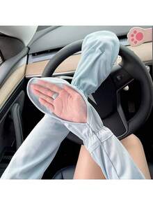 2pcs - Women's Fashion Arm Wraps, Breathable And Cooling Hand Coverage, Elastic Adjustable Semi-Wrap Design, Suitable For Daily Driving And Outdoor Activities. - Multicolor - View 7