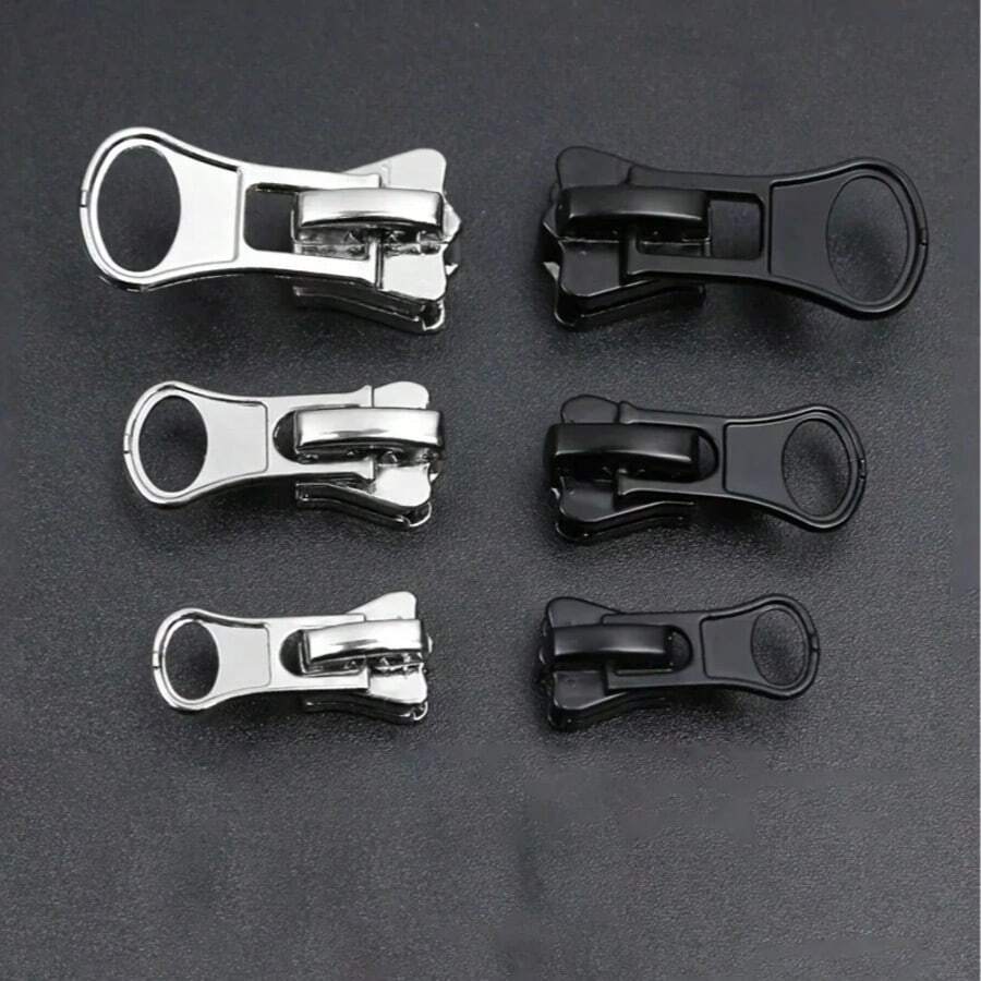 10 chiếc khóa kéo kim loại thay thế có chốt bướm, thích hợp cho quần áo, túi xách, hành lý và sửa chữa DIY (#3, #5, #8) - Số 3 - Xem 1