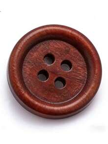 10 chiếc khuy gỗ bốn lỗ, dùng làm khuy cài áo sơ mi, quần áo trẻ em, áo khoác, đồ thủ công tự làm, dự án may vá, đồ dùng nghệ thuật, phụ kiện đan móc. - 10 cái - Xem 15