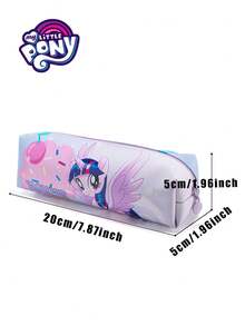 Hộp đựng bút My Little Pony chính hãng, thiết kế dễ thương, đồ dùng văn phòng phẩm trường học, túi đựng bút chì, túi đựng cọ trang điểm, quà tặng Twilight Sparkle, 1 chiếc, Hasbro - A - Xem 3
