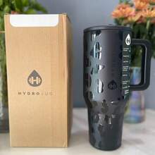 40 Oz Tumbler Stainless Steel Coffee Mug Cup Insulated Portable Vacuumhydrojug Travel Tumbler With Handle Lid Straw Water Bottle - Nhiều màu - Xem 20