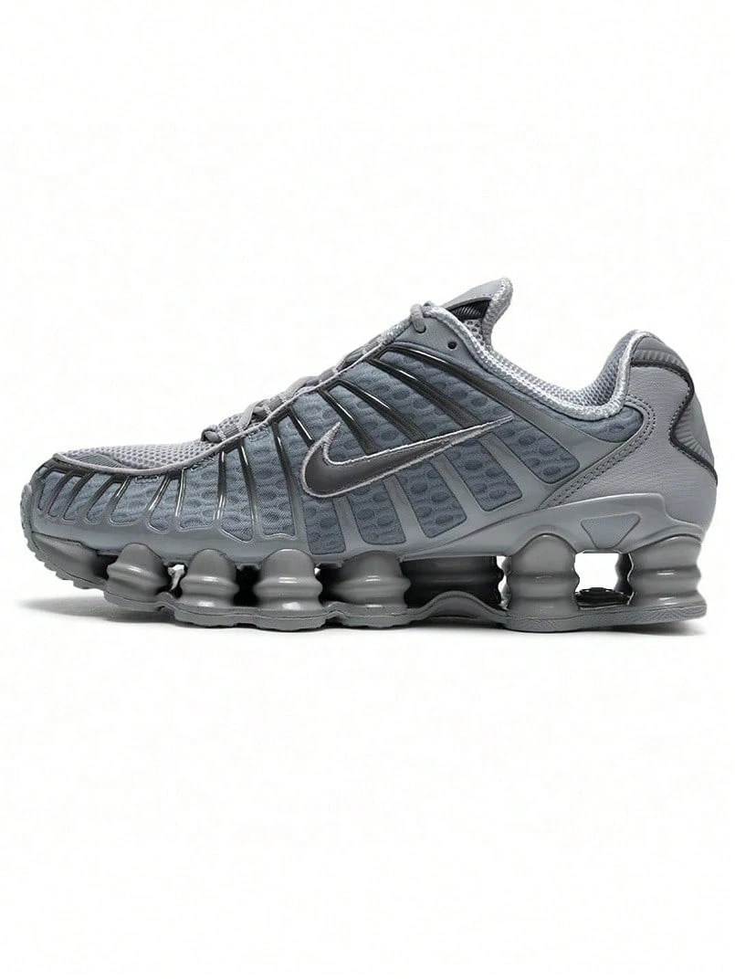 Nike Zapatillas deportivas bajas con cordones Shox TL para hombre - Gris - Ver 1