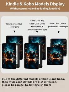 Kingsung Ốp máy tính bảng họa tiết bóng đá, tương thích với iPad 9.7/10.2/10.5/10.9/12.9/Pro 11, thế hệ thứ 10, Air 8 (M4) 2026 (11/13 inch), tương thích với Samsung Galaxy Tab S6 Lite 10.4 inch, tương thích với Kindle Paperwhite thế hệ thứ 12 2024, Kindle thế hệ thứ 11 2022. Chống rơi vỡ, chân đế thông minh/tự động bật/tắt màn hình. - Nhiều màu - Xem 9