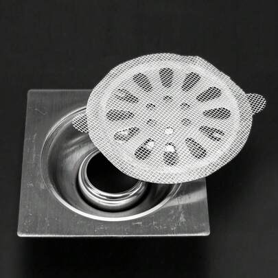 30 pièces/20 pièces/10 pièces Bouchon de drain de lavabo de salle de bain jetable, couvre-drain auto-adhésif, empêche les obstructions et les insectes (il est recommandé de le remplacer tous les 2-3 jours), bouchon de douche et de baignoire jetable, autocollants de filtre de drain faciles à installer, couvre-drain jetable pour évier de cuisine et buanderie, bloque efficacement les cheveux et empêche les insectes, nettoyage de salle de bain, jetable