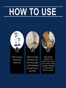 狗狗如厕训练喷雾，温和配方，有助于训练狗狗养成良好的居家习惯和使用猫砂盆。 - 50ml - 查看 3